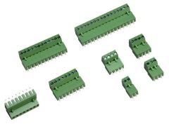 6 Pin 5.08mm 180° Takım Geçmeli Yeşil Klemens
